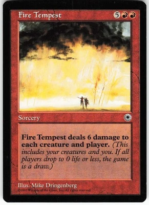 Fire Tempest R Portal POR Normal MTG MP - Image 1 of 2