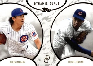 2025 Topps Dynamic Duals #19 Shota Imanaga / Fergie Jenkins - Picture 1 of 2