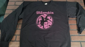 Sudadera Maneskin Band Cuello Redondo - Gráfico Negro y Rosa ~Nunca Usada~ M XL 2XL - Imagen 1 de 3