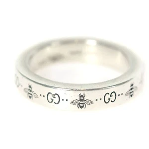 Anello GUCCI GG disegno ape argento misura 10 - Foto 1 di 6