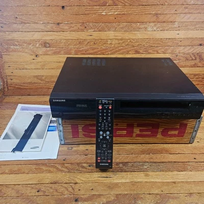 Samsung DVD-VR375 DVD VCR Combo Recorder Dubbing Transfer Parts only Remote - Image 1 of 4