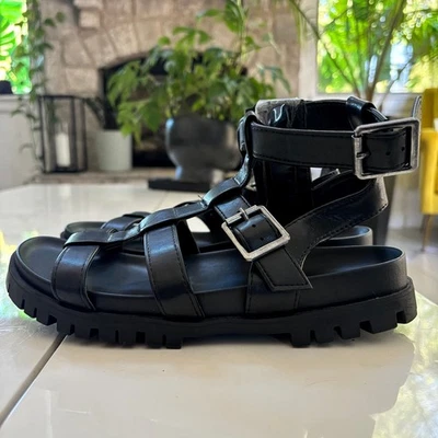 Mia Malissa Gladiator Sandal - Women's Shoes in Black Size 8 - Image 1 of 4