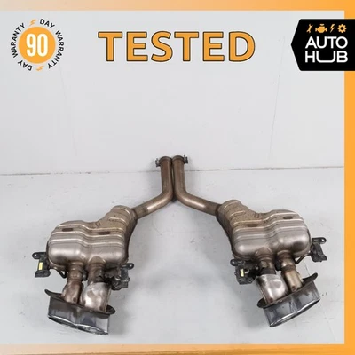 Juego de silenciadores de escape 13-17 Bentley Continental GT GTС 4,0 L V8 3W0253611E OEM Foto 1 de 4