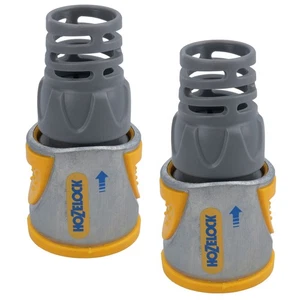 Conector de extremo de tubo de manguera de metal Hozelock montaje de liberación rápida riego profesional - Imagen 1 de 28