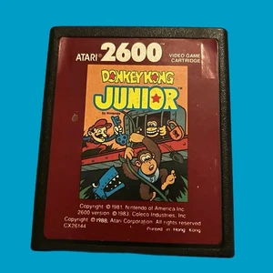DONKEY KONG JR / RED LABEL Atari 2600 Cartridge - Bild 1 von 4