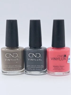 Esmalte de uñas semanal CND Vinylux 0,5 oz/15 ml - Asfalto surtido, escombros, Tropix Foto 1 de 4