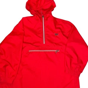 The Black Dog Kids Medium 7/8 Unisex Windbreaker Rain Jacket Hooded Quarter Zip - Picture 1 of 14