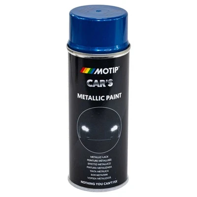 Lackspray Spraydose Sprühlack Motip 706837 blau azurblau metallic 400 ml - Bild 1 von 4