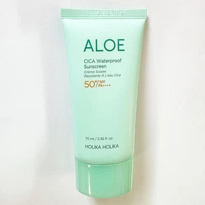 [ Holika Holika ] Aloe Cica Waterproof Sun Cream SPF 50+ PA++++ 70ml - Picture 1 of 5