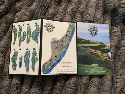 Cuadro de puntuación del campo de golf Whistling Straits Ryder Cup PGA Championship Host Foto 1 de 2