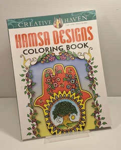Creative Haven Hamsa Designs Coloring Book by Mary Agredo and Javier Agredo - Picture 1 of 8