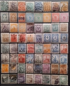 Mexico 1900 1914 high CV lot 64 stamp lot mixed condition seen combine shipping - Picture 1 of 2