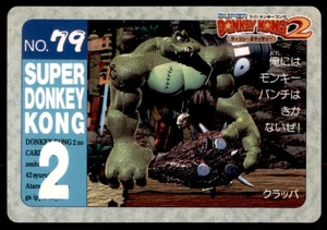Nintendo Super Konkey Kong 2 1996 Bandai Carddass Klubba Japón #79 - Imagen 1 de 2