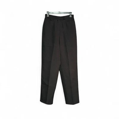 Pantalón negro vintage años 90 para mujer talla 8 Larry Levine deportivo tiro alto plisado Foto 1 de 4