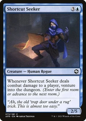 (2x) FOIL SHORTCUT SEEKER -Forgotten Realms – MTG Magic the Gathering Card - Image 1 of 4