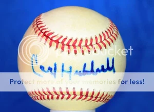 Carl Hubbell Psa/dna Authentic Signed Feeney National League Baseball Autograph - Picture 1 of 1