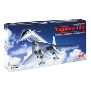 Sowjetisches Überschall Passagierflugzeug Tupolew-144 Scale Modell 1/144 ICM 14401 - Bild 1 von 11