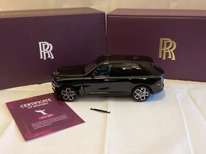 Rolls-Royce Cullinan 1/18, black, schwarz metallic, turquoise,like Kyosho in Box - Foto 1 di 21