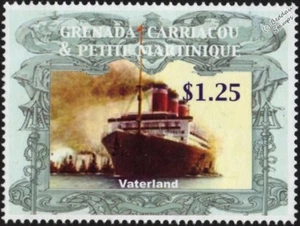 SS VATERLAND (Leviatano) HAPAG Line Crociera/Oceano Liner Nave/2005 Grenada - Foto 1 di 1