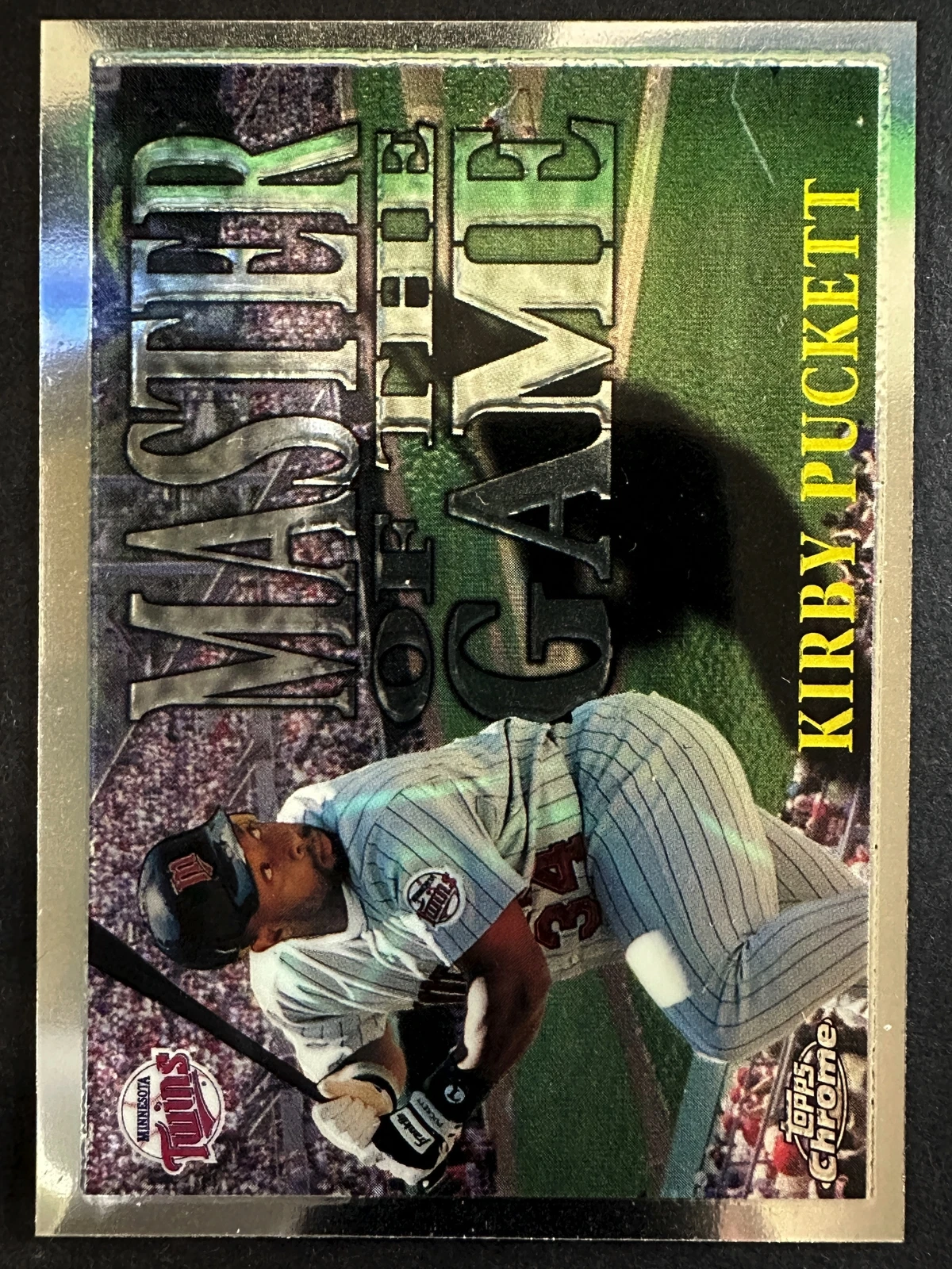 Kirby Puckett 1996 Topps Chrome Masters of the Game Minnesota Twins #MG15