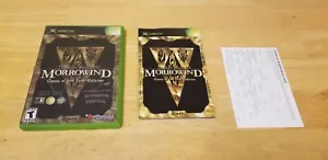 Elder Scrolls III: Morrowind GOTY Edition Microsoft Xbox, 2003 NO MAP, nice disk - Picture 1 of 5