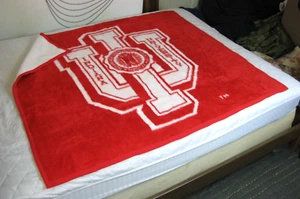 Biederlack USA Indiana University IU Hoosiers 48x56 Throw Blanket in Red & White - Picture 1 of 5