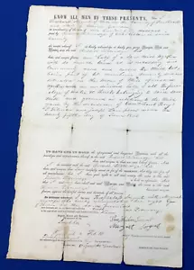 1837 Documento SAW MILL VENTA Milo, ME ~ Theophilus Sargent a Russell Kittredge - Imagen 1 de 18