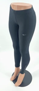 Nike Running Dri-Fit Womens Athletic Leggings Black Small - Picture 1 of 16