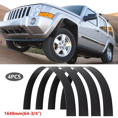 For Jeep Commander CAR Flexible Fender Flares Wheel Arch Wider Body Kits 4PCS 6" Foto 1 de 4