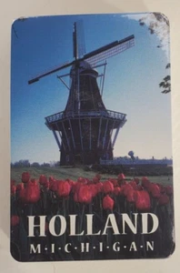 Baraja de cartas de recuerdo sellada Windmill Holland, Michigan - Imagen 1 de 3