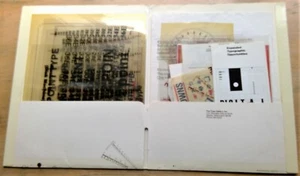 The Type Gallery Tool Kit carpeta que contiene ejemplos de letras tipográficas 1982 - Imagen 1 de 12