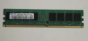 Samsung 256MB 400MHZ DDR2 MEMORY (PC2-3200) M378T3253FZ0-CCC Desktop Memory - Picture 1 of 1