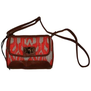Mondani Brown and Coral Crossbody Purse -NWT - Picture 1 of 2