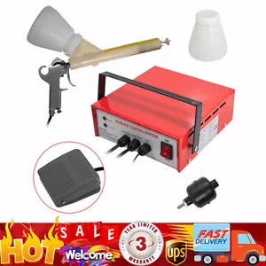 Electrostatic Paint Gun Coat Coating System Portable Paint Supplies - Picture 1 of 18
