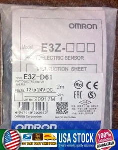 Omron E3Z-D61 Photoelectric Switch Sensor E3ZD61 New One Free Shipping - Picture 1 of 2