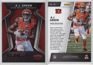 2016 Certified Sunday Certified Mirror Red /99 AJ Green #16
