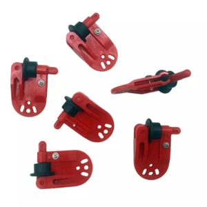 6 PACK Planer Board Trolling Release Clip Downrigger Heavy Tension In Line Red - Picture 1 of 11
