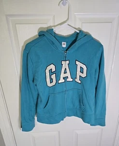 Gap Kids Full Zip Logo Blue Hoodie XXL - Picture 1 of 9