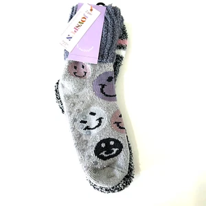 Joyspun Mujer CREW Lujo 2 Par Tiras Fibra Completa ANTIRESBALANTE Color Gris - Imagen 1 de 11