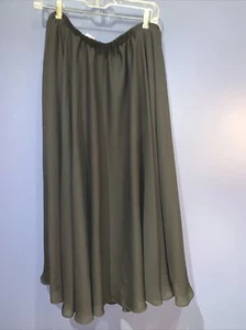 XL Black Long, Broom Skirt, Vintage, Evening Magic, NWT, Pleated, Dry Clean - Picture 1 of 5