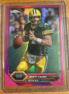 2024 Topps Composite Brett Farve Magenta Refractor Prizm /399 - Picture 1 of 2