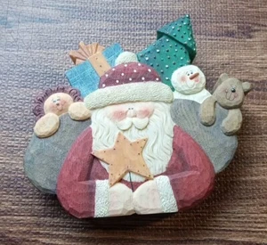 Vintage Wall Hanging Lighted Christmas Plaque Decor - Picture 1 of 10