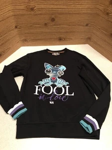Felpa girocollo uomo BKYS Fool In Love rara! Nuovo senza etichette - Foto 1 di 7