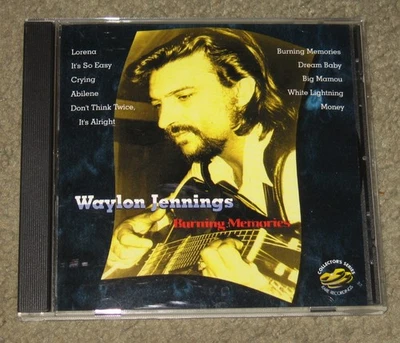 Waylon Jennings - Burning Memories (CD, 1997, KRB Music) Foto 1 de 3