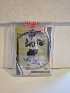 2021 Absolute Spectrum Gold Auto #130 Dez Fitzpatrick RC (05/10) Titans - Picture 1 of 1