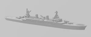 Jeanne D' Arc - French Navy - Wargaming - Axis & Allies - Naval Miniature - Tab - Picture 1 of 5