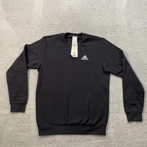 NWT Men's Adidas Black Fleece Sweatshirt Size Medium MSRP $45 - Picture 1 of 10