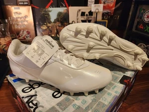 NUEVO Botines de fútbol americano ADIDAS AS SMU Supercharge blancos para hombre talla 11,5 G67276 - Imagen 1 de 10