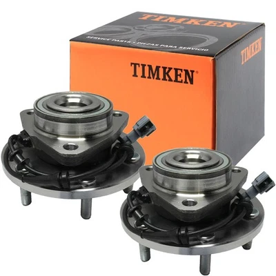 Par de cojinetes de cubo de rueda delantera 4x4 Timken para Nissan Titan 2008-2012 Armada 6 tacos Foto 1 de 4