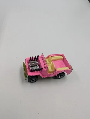 1971 Matchbox Lesney Superfast No. 2 Jeep Hot Rod Pink/Green - Image 1 of 4